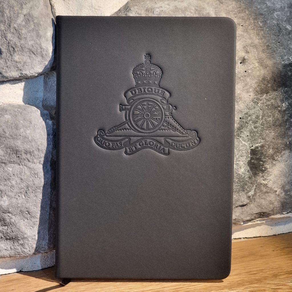Royal Artillery Embossed Notebook